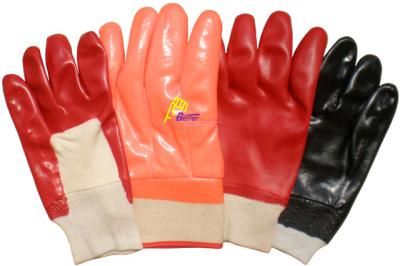 100% Interlock  Lining With PVC Dipped Work Gloves (100% блокировка подкладка с ПВХ Фары Рабочие перчатки)